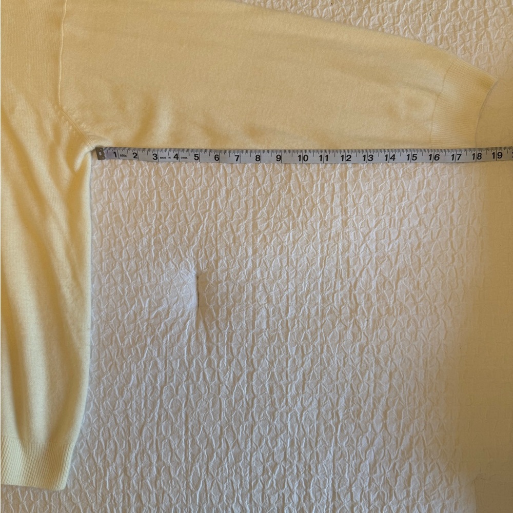 Milano Cream Cardigan with Gold Buttons – Size 18/20 - Picture 7 of 8